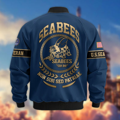 Premium Proudly Served US Veterans Bomber Jacket, Gifts For US Veterans, Gifts For Veterans Day