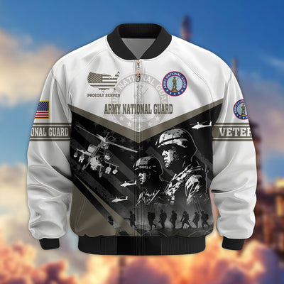 Premium US Veterans Bomber Jacket, Gifts For US Veterans, Gifts For Veterans Day