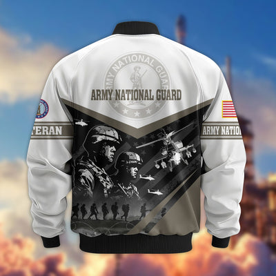 Premium US Veterans Bomber Jacket, Gifts For US Veterans, Gifts For Veterans Day