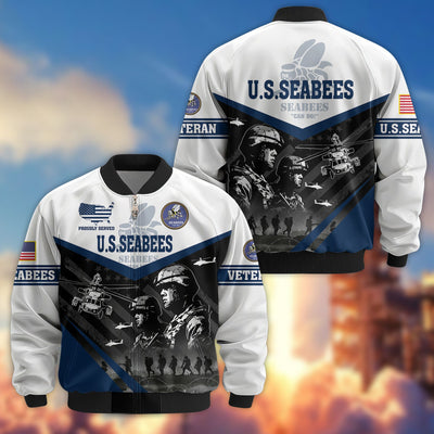 Premium US Veterans Bomber Jacket, Gifts For US Veterans, Gifts For Veterans Day