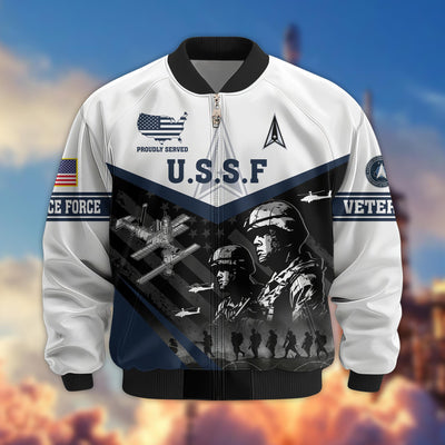 Premium US Veterans Bomber Jacket, Gifts For US Veterans, Gifts For Veterans Day