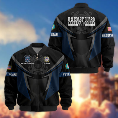 Premium US Veterans Bomber Jacket, Gifts For US Veterans, Gifts For Veterans Day