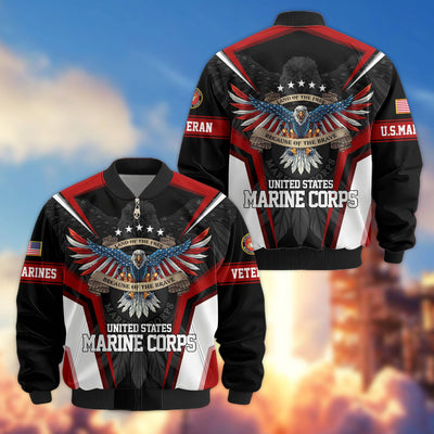 Premium US Veterans Bomber Jacket, Gifts For US Veterans, Gifts For Veterans Day