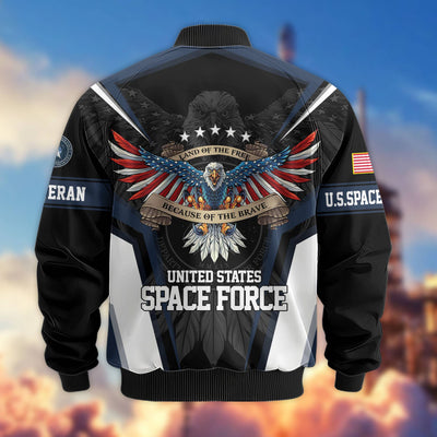 Premium US Veterans Bomber Jacket, Gifts For US Veterans, Gifts For Veterans Day