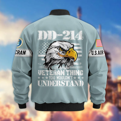 Premium US Veterans Bomber Jacket, Gifts For US Veterans