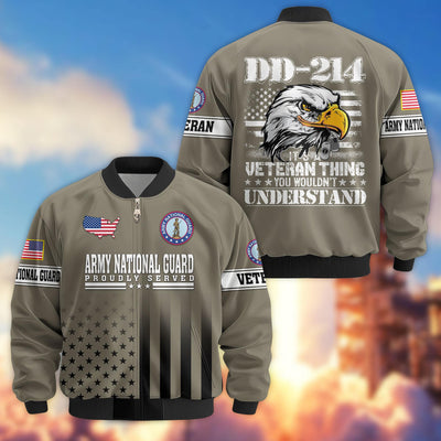 Premium US Veterans Bomber Jacket, Gifts For US Veterans