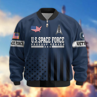 Premium US Veterans Bomber Jacket, Gifts For US Veterans