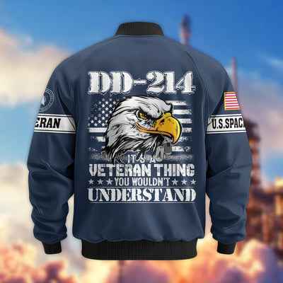 Premium US Veterans Bomber Jacket, Gifts For US Veterans
