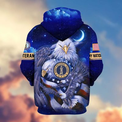 Premium US Veterans Zip Hoodie, Gifts For US Veterans