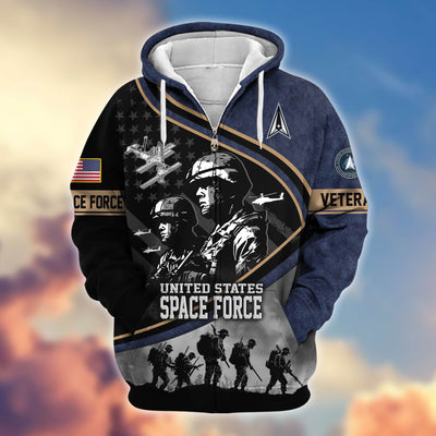 Premium Honoring All Who Served US Veterans Zip Hoodie, Gifts For US Veterans