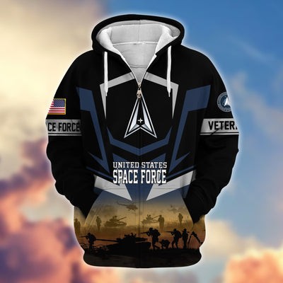 Premium Proudly Served US Veterans Zip Hoodie, Gifts For US Veterans