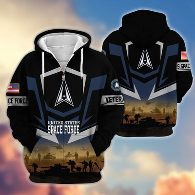 Premium Proudly Served US Veterans Zip Hoodie, Gifts For US Veterans