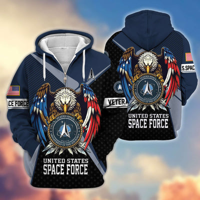 Premium US Veterans Zip Hoodie, Gifts For US Veterans