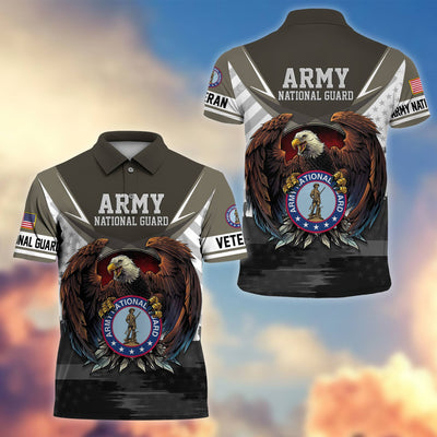 Premium US Veterans Polo Shirt, Gifts For US Veterans, Gifts On Father's Day, Armed Force Day, Independence Day, Veterans Day.