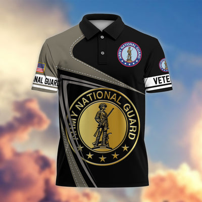 Premium US Veterans Polo Shirt, Gifts For US Veterans, Gifts On Father's Day, Independence Day, Veterans Day.
