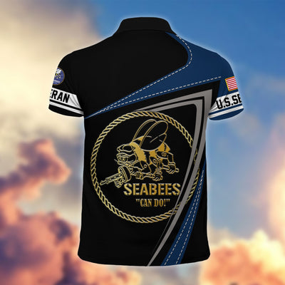 Premium US Veterans Polo Shirt, Gifts For US Veterans, Gifts On Father's Day, Independence Day, Veterans Day.