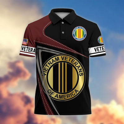 Premium US Veterans Polo Shirt, Gifts For US Veterans, Gifts On Father's Day, Independence Day, Veterans Day.