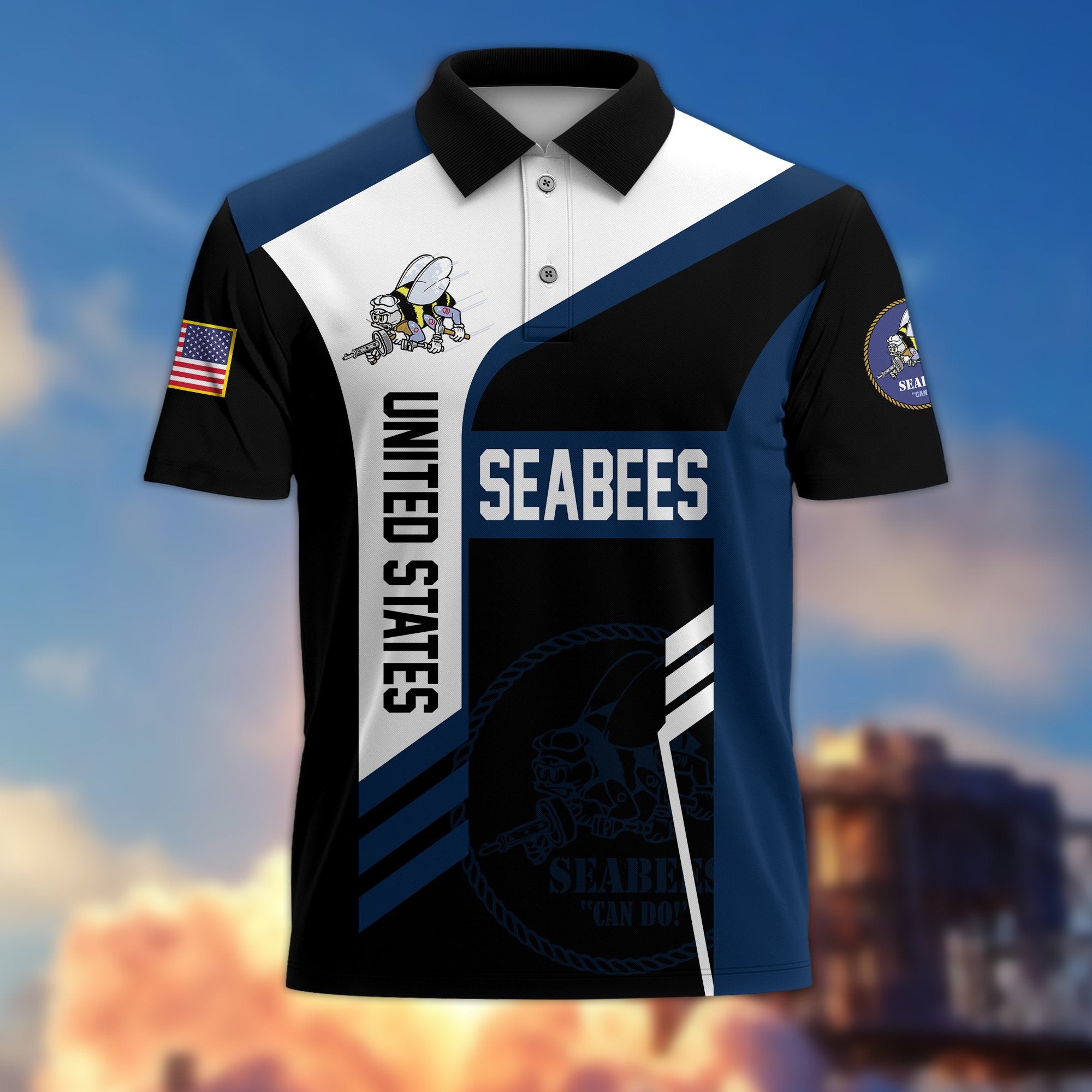 Premium US Veterans Polo Shirt, Gifts For Dad, For Husband, Gifts For US Veterans, Gifts On Father's Day, Independence Day, Veterans Day.