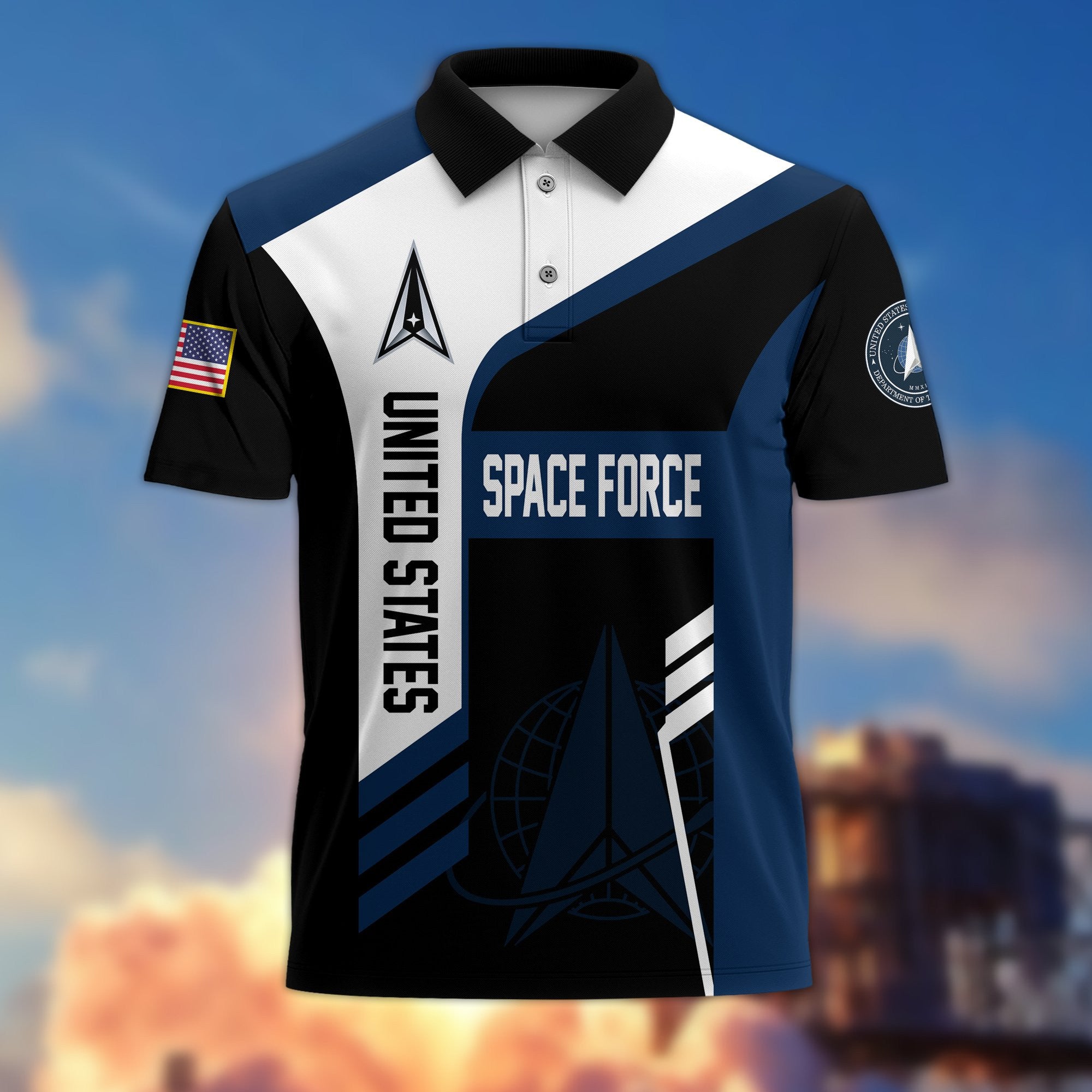 Premium US Veterans Polo Shirt, Gifts For Dad, For Husband, Gifts For US Veterans, Gifts On Father's Day, Independence Day, Veterans Day.