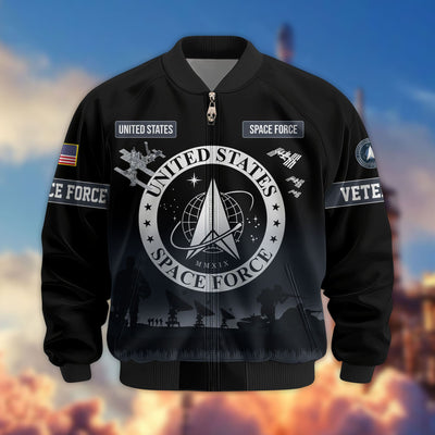 Premium US Veterans Bomber Jacket, Gifts For Dad, Gifts For US Veterans, Gifts For US Veterans, Gifts On Father's Day, Independence Day, Veterans Day.