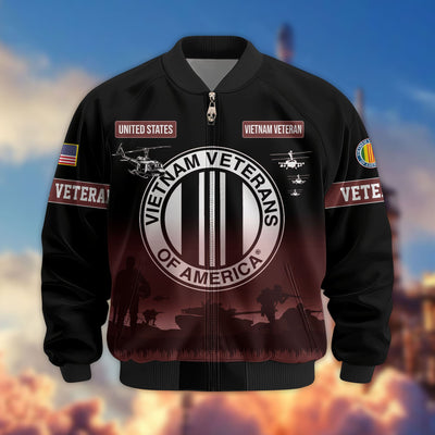 Premium US Veterans Bomber Jacket, Gifts For Dad, Gifts For US Veterans, Gifts For US Veterans, Gifts On Father's Day, Independence Day, Veterans Day.