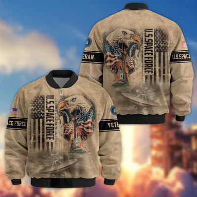 Premium US Veterans Bomer Jackets, Gifts For US Veterans, Gifts On Father's Day, Armed Forces Day, Independence Day, Veterans Day.