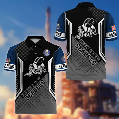 Premium US Veterans Polo Shirt, Gifts For Dad, For Husband, Gifts For US Veterans, Gifts On Father's Day, Independence Day, Veterans Day.