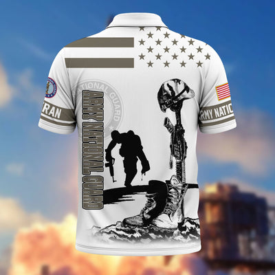 Premium US Veterans Polo Shirt, Gifts For US Veterans, Gifts On Father's Day, Independence Day, Armed Forces Day, Veterans Day.