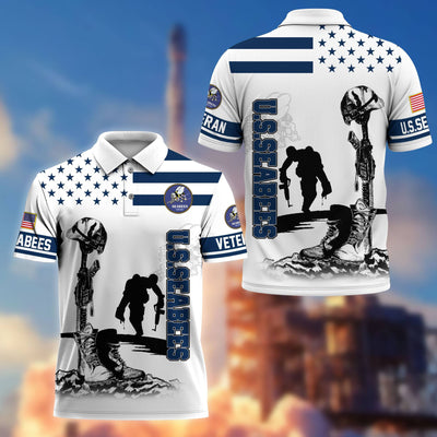 Premium US Veterans Polo Shirt, Gifts For US Veterans, Gifts On Father's Day, Independence Day, Armed Forces Day, Veterans Day.