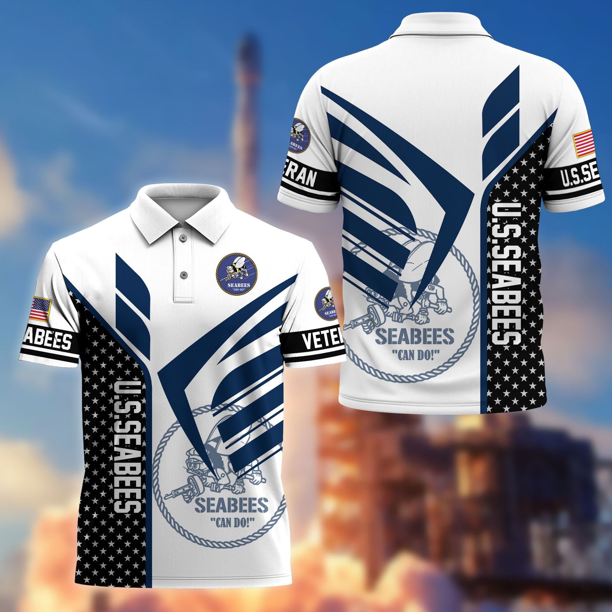 Premium US Veterans Polo Shirt, Gifts For US Veterans, Gifts On Father's Day, Independence Day, Armed Forces Day, Veterans Day.