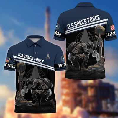 Premium US Veterans Polo Shirt, Gifts For US Veterans, Gifts On Father's Day, Independence Day, Armed Forces Day, Veterans Day.