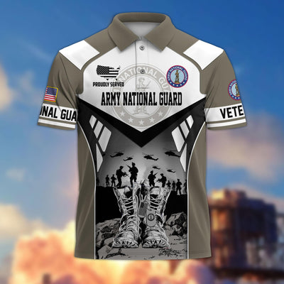 Premium US Veterans Polo Shirt, Gifts For US Veterans, Gifts On Father's Day, Independence Day, Armed Forces Day, Veterans Day.