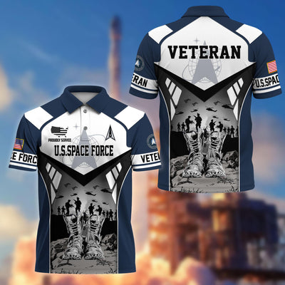 Premium US Veterans Polo Shirt, Gifts For US Veterans, Gifts On Father's Day, Independence Day, Armed Forces Day, Veterans Day.