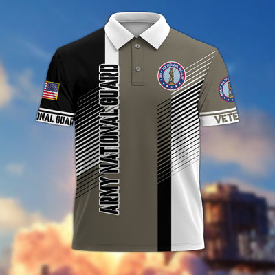 Premium US Veterans Polo Shirt, Gifts For US Veterans, Gifts On Father's Day, Independence Day, Armed Forces Day, Veterans Day.