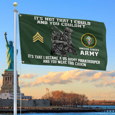 Unique Custom US Army Grommet Flag, Gift For Army Veteran, Gifts For Dad, For Husband, Best Gifts On Father's Day, Independence Day, Veterans Day.