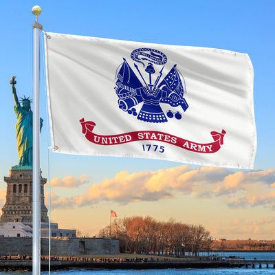 Premium US Army Grommet Flag, Gift For Army Veteran, Gifts For Dad, For Husband, Best Gifts On Father's Day, Independence Day, Veterans Day.