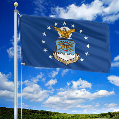 Premium USAF Grommet Flag, Gift For Air Force Veteran, Gifts For Dad, For Husband, Best Gifts On Father's Day, Independence Day, Veterans Day.