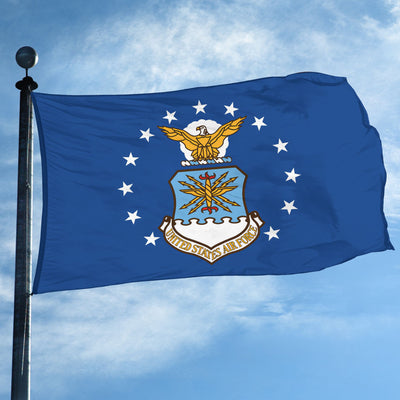 Premium USAF Grommet Flag, Gift For Air Force Veteran, Gifts For Dad, For Husband, Best Gifts On Father's Day, Independence Day, Veterans Day.