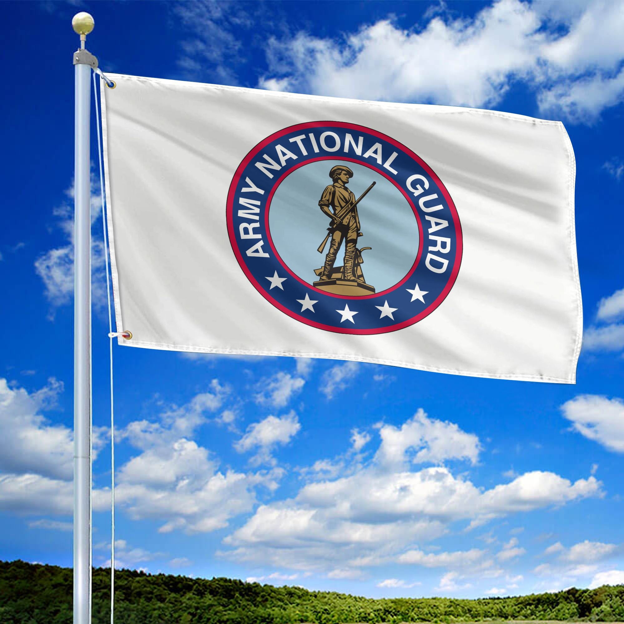 Premium Army National Guard Veteran Grommet Flag, Gift For Army National Guard Veteran, Gifts For Dad, For Husband, Best Gifts On Father's Day, Independence Day, Veterans Day.