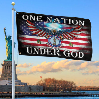 Unique Custom Army National Guard Grommet Flag, Gift For Army National Guard Veteran, Gifts For Dad, For Husband, Best Gifts On Father's Day, Independence Day, Veterans Day.