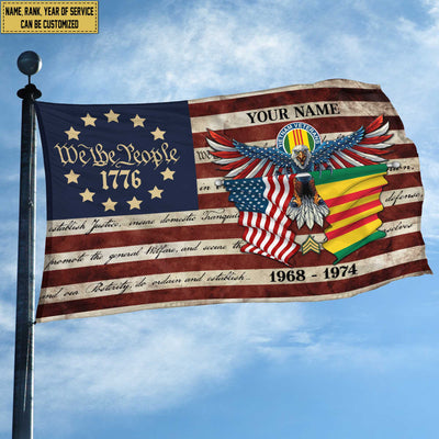 Premium Custom Vietnam Veteran Grommet Flag, Gift For Vietnam Veteran, Best Gifts On Father's Day, Memorial Day, Independence Day, Veterans Day.