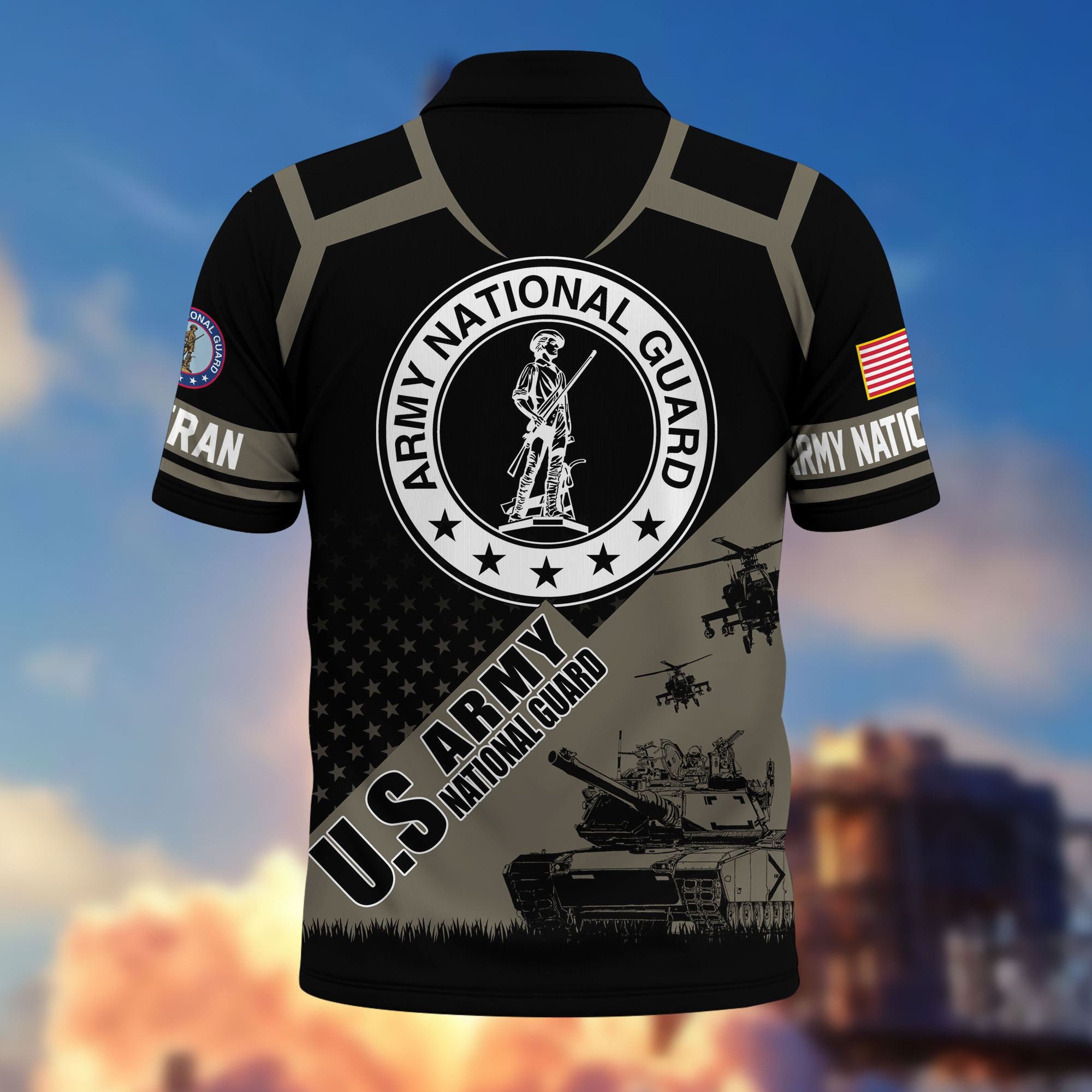 Premium US Veterans Polo Shirt, Gifts For US Veterans, Gifts On Father's Day, Independence Day, Armed Forces Day, Veterans Day.