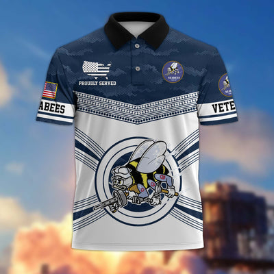 Premium US Veterans Polo Shirt, Gifts For US Veterans, Gifts On Father's Day, Independence Day, Armed Forces Day, Veterans Day.