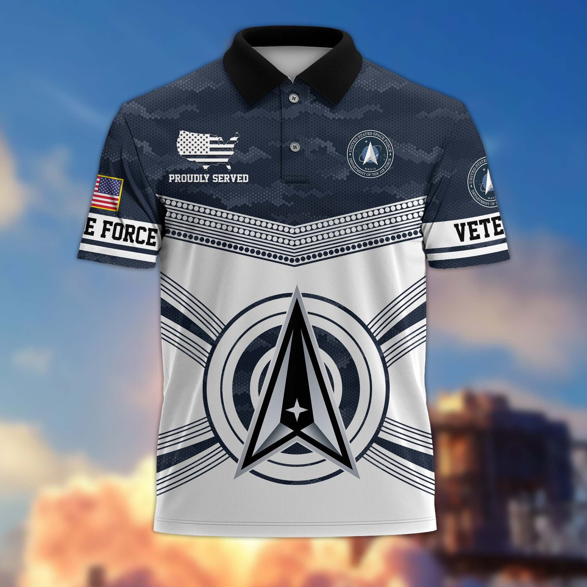 Premium US Veterans Polo Shirt, Gifts For US Veterans, Gifts On Father's Day, Independence Day, Armed Forces Day, Veterans Day.