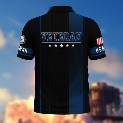 Premium US Veterans Polo Shirt, Gifts For US Veterans, Gifts On Father's Day, Independence Day, Armed Forces Day, Veterans Day.
