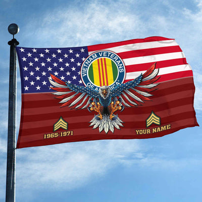 Premium Custom Vietnam Veteran Grommet Flag, Gifts For Vietnam Veteran, Gifts For Dad, For Husband, Best Gifts On Father's Day, Armed Forces Day, Independence Day, Veterans Day.