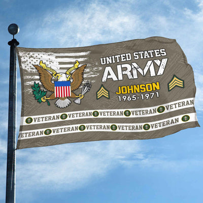 Premium Custom US Army Grommet Flag, Gifts For Army Veteran, Best Gifts On Father's Day, Armed Forces Day, Independence Day, Veterans Day.