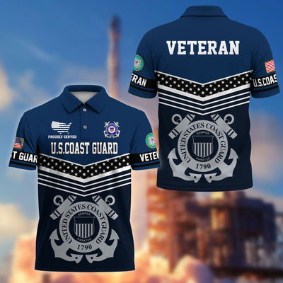 Premium US Veterans Polo Shirt, Gifts For US Veterans, Gifts For Dad, For Husband, Best Gifts On Father's Day, Armed Forces Day, Independence Day, Veterans Day.