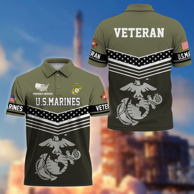 Premium US Veterans Polo Shirt, Gifts For US Veterans, Gifts For Dad, For Husband, Best Gifts On Father's Day, Armed Forces Day, Independence Day, Veterans Day.