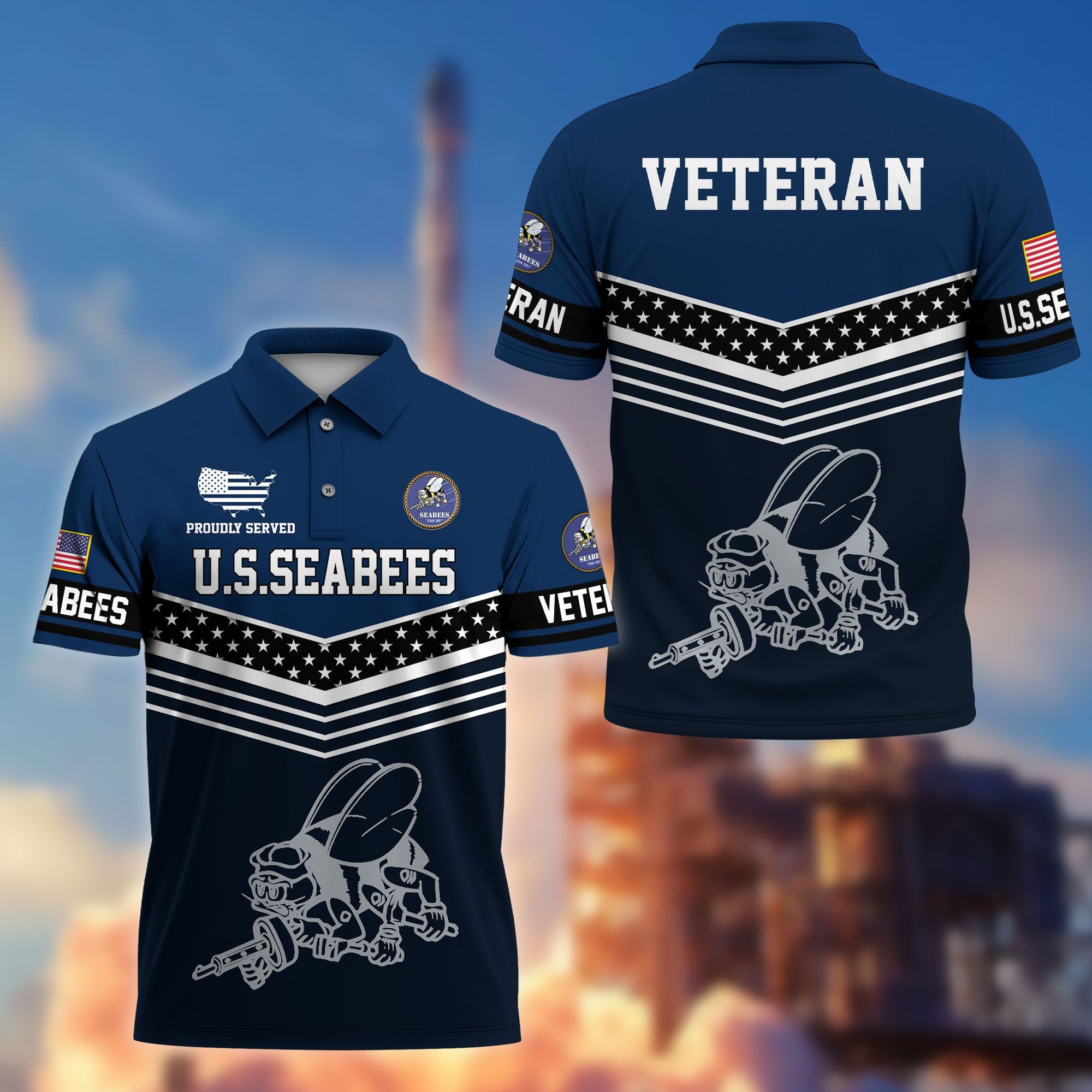 Premium US Veterans Polo Shirt, Gifts For US Veterans, Gifts For Dad, For Husband, Best Gifts On Father's Day, Armed Forces Day, Independence Day, Veterans Day.